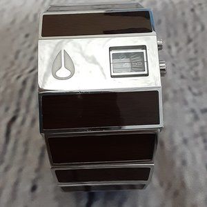 Nixon Rotolog Watch in Dark Wood